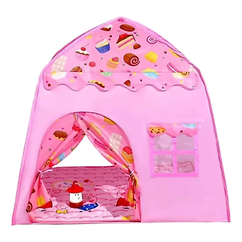 Barraca Estampa Alta Definição Mundo dos Doces - Poliéster Luxo - Monta Fácil - 130cm Inmetro
