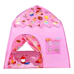 Barraca Estampa Alta Definição Mundo dos Doces - Poliéster Luxo - Monta Fácil - 130cm Inmetro