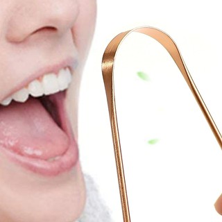 4 Raspador Língua 100% Cobre Puro Higienizador Para Raspagem Lingual Higiene Saúde Bucal