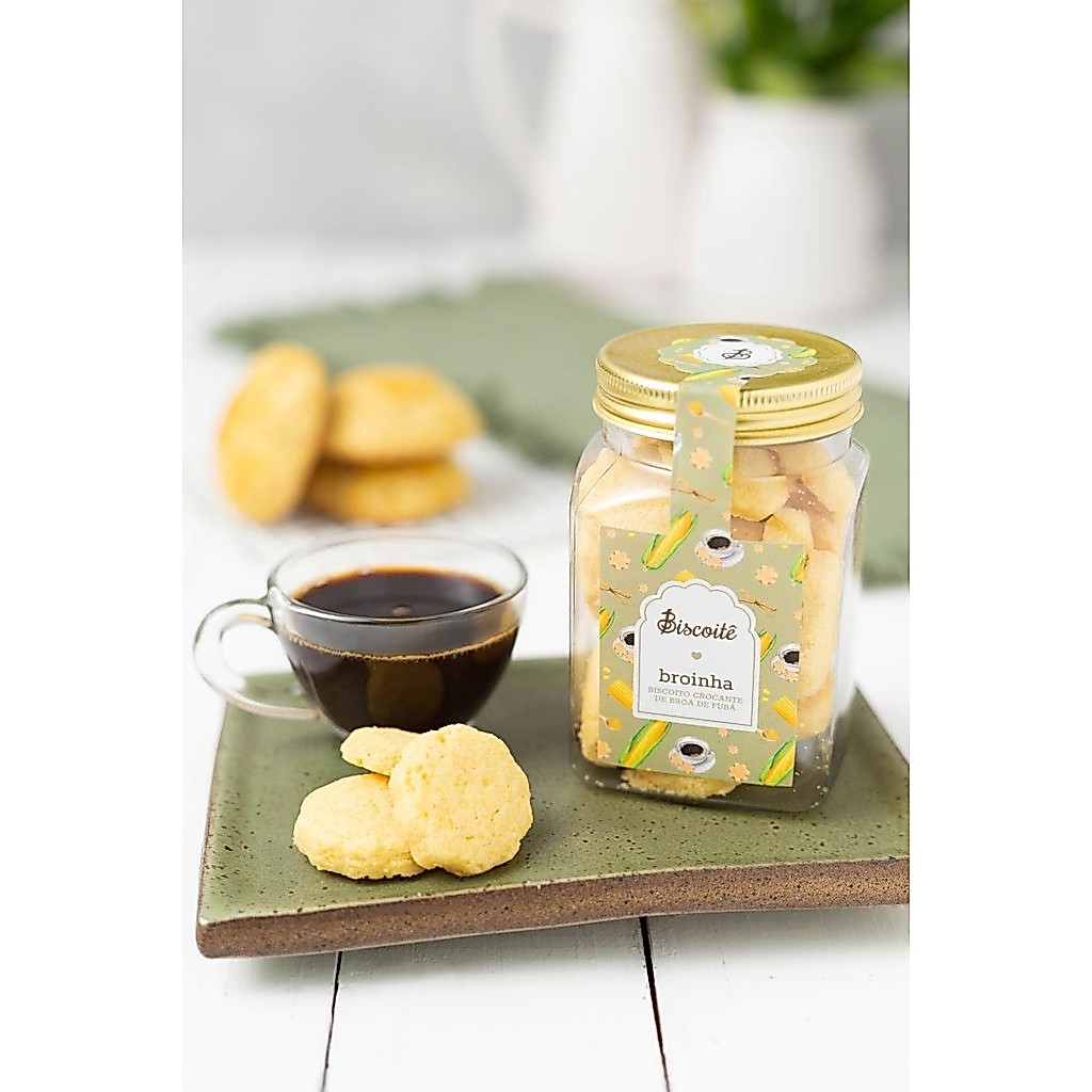Biscoito Broinha Fubá Tradicional Pote | Biscoitê