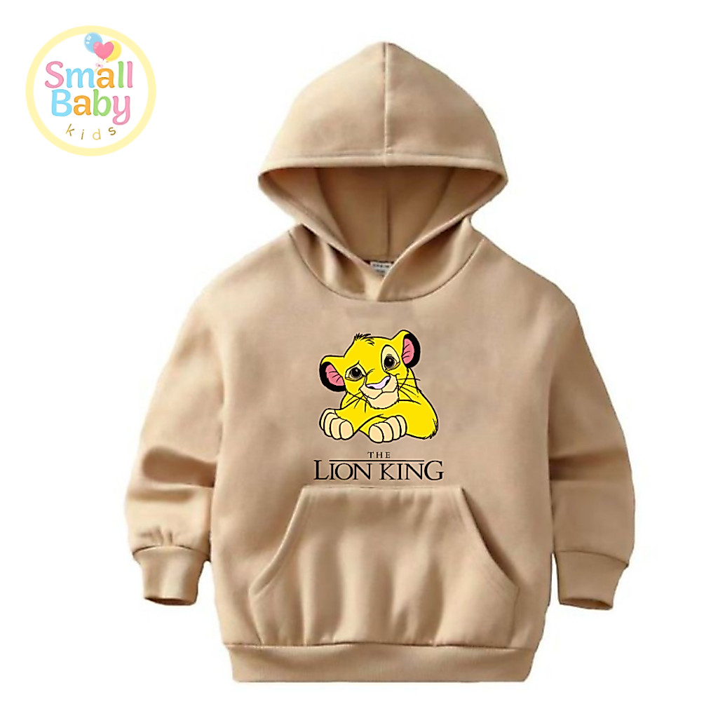 Blusa Moletom Canguru Infantil / Juvenil Rei Leão Personalizada Criança Desenho