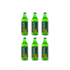 SUCO DE UVA AURORA BRANCO INTEGRAL 1,5L KIT 6 UNIDADES