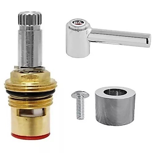 Reparo Torneira Cartucho Cerâmico Cabeçote M18 1/4 De Volta + Volante C72