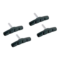 Kit 2 Pares Sapatas De Freio Com Pino Bike V-brake 70mm Gts