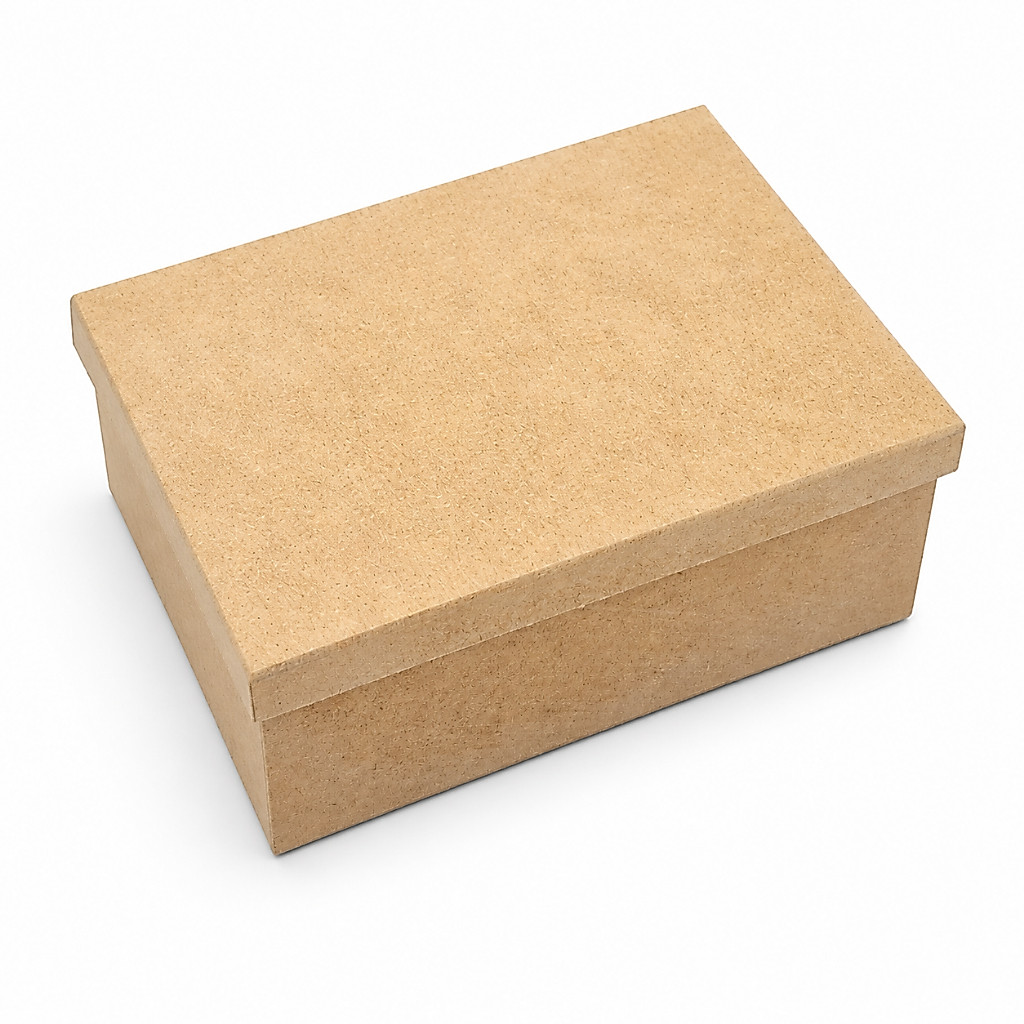Caixa MDF Retangular 22x15x8cm Caixa Presente Personalizada Artesanato Madeira Cru