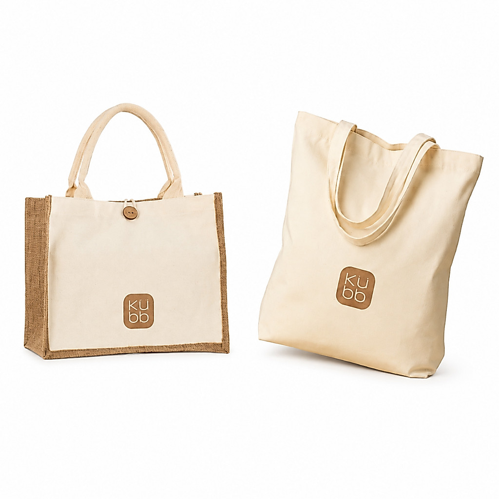 Bolsa Ecobag 100% Algodão Cru e Tote Bag Premium em Lona e Juta Para Praia Feira Mercado Corrida