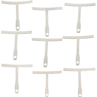 9Pcs Guitar Understring Radius Gauge, String Gauges Luthier Tools, Guitar Repair Bass Music Tool, Guitar Gauge for Bass 