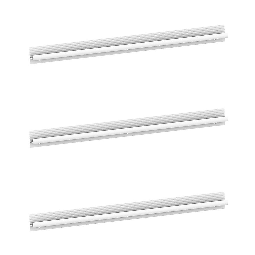 Kit 3 Puxadores 59,2cm para Balcão Cozinha 120cm Veneza Multimóveis MP3079