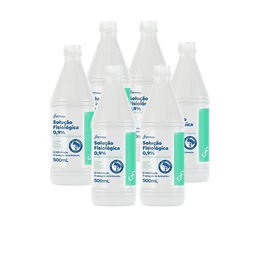 Kit 6 Soro Fisiológico Farmax 500ml 💧 Limpeza Nasal, Ferimentos e Hidratação