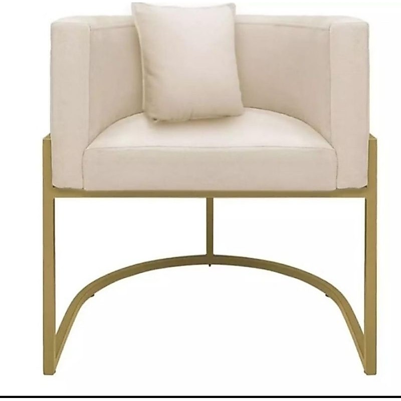 Poltrona confortavel Luna com base decoração sala, escritorio e quarto *Nao acompanha almofadas