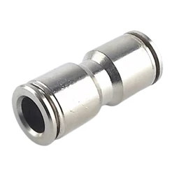 10 CONECTOR UNIÃO ENGATE RAPIDO METAL 6MM X 6MM FEMEA