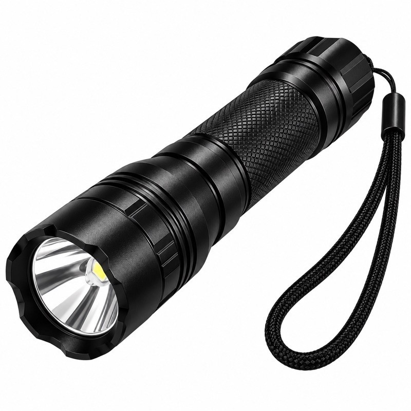Lanterna LED Portátil Compacta com Alça – Luz Forte para Casa, Camping e Emergência