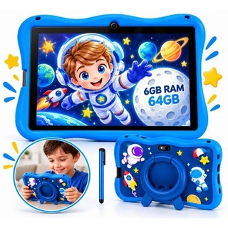 Tablet Infantil Kids Para Criança Astronauta Cor Rosa ou Azul Smart 2030