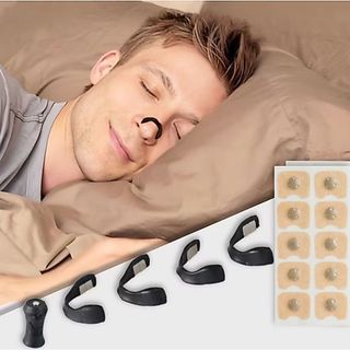 Expansor Nasal Respirador Esportivo Magnético +15 Adesivos