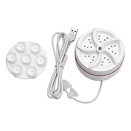 Mini Máquina de Lavar Roupas Turbina Ultrassônica Portatil USB Recarregavel