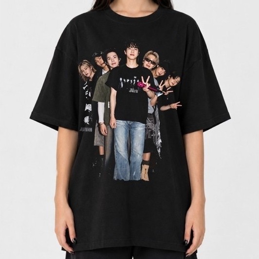 Diversas Camisetas BTS Army Kpop Coreana Oversized Feminina Masculina Algodão Estampada