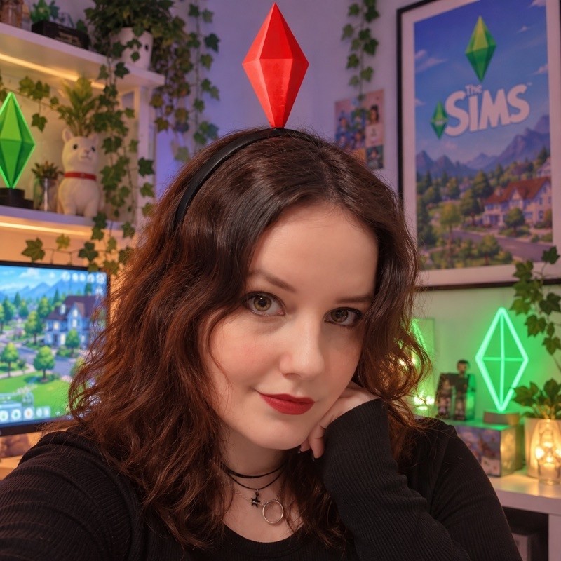 Tiara The Sims Plumbob Fantasia Carnaval Removível