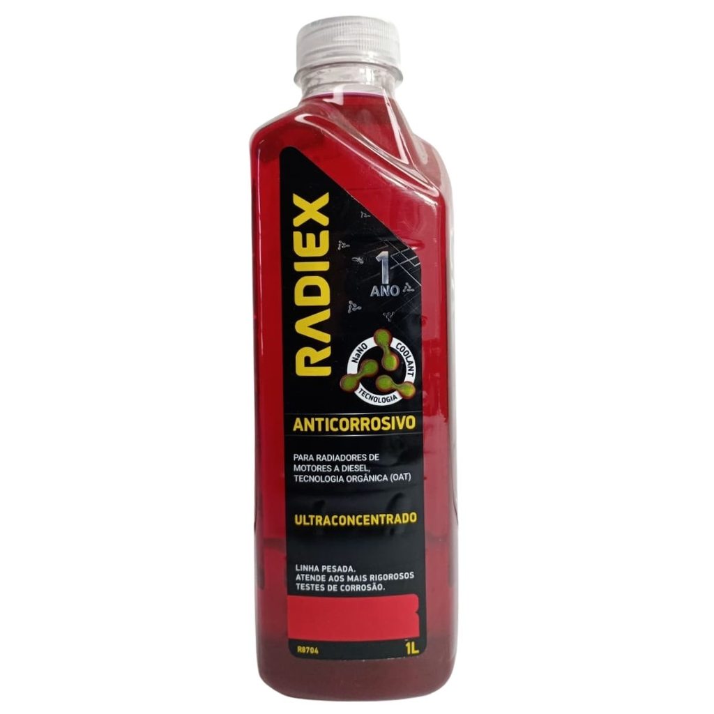Aditivo Anticorrosivo Ultra Concentrado Vermelho 1 Litro - R-8704
