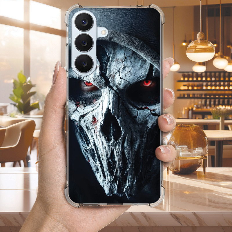 Capa Capinha GALAXY A20 A16 A15 A14 A13 A12 Anti-impacto Personalizada caveira DARK (3451)