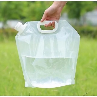 Galão De Água Dobrável Cantil Bolsa Saco 5 Litros Camping