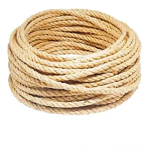 Corda De Sisal 10 Mts 6mm Artesanato, Arranhador Gatos, Etc