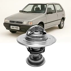 Válvula Termostática Fiat 147 a 86 Elba 1.5 86 a 95 Uno 1.0 1.3 1.5 84 a 96 Gasolina