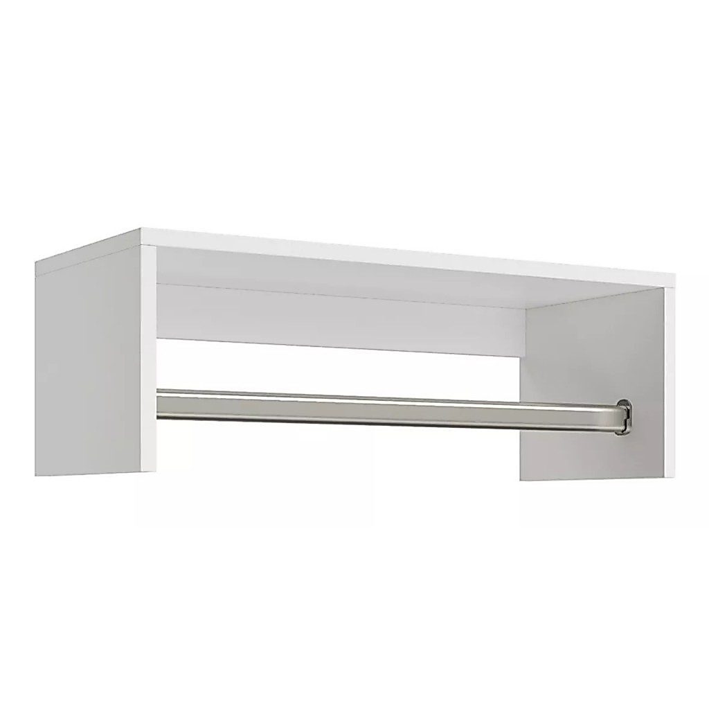 Arara de Roupa Cabideiro Parede - Quarto, Lavanderia 100% MDF