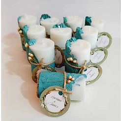 kit 10,20,30 e 40 Mini Vela Aromática de concreto Lembrancinha /Decoração/Casamento/Batizado/Maternidade /Aniversario