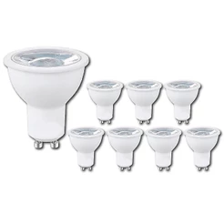 kit 5, 6 ou 8 Lâmpada Dicroica Led 4,8w Mr16 Gu10 Bivolt 3000k 4000k 6000k Para Spot