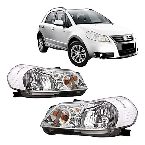 Par Farol Dianteiro Suzuki Sx4 2008 A 2015 Manual
