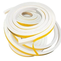 Fita de EVA Autocolante Branca Para Espelho e Decoração em Parede 15mm X Larg 20mm OU 15mmx15mm 60 Metros e 90 Metros