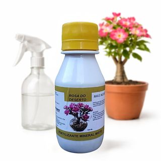 Fertilizante Para Rosa do Deserto - Cedros Fertilizantes  - 100ml Npk Para Plantas Rosa Deserto Flores Jardim Foliar