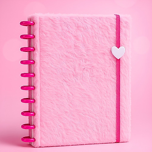 Caderno Disco Inteligente Univ. A4 Plush s2 80 Folhas 11 Discos Bolsa Plástica e Adesivos BRW
