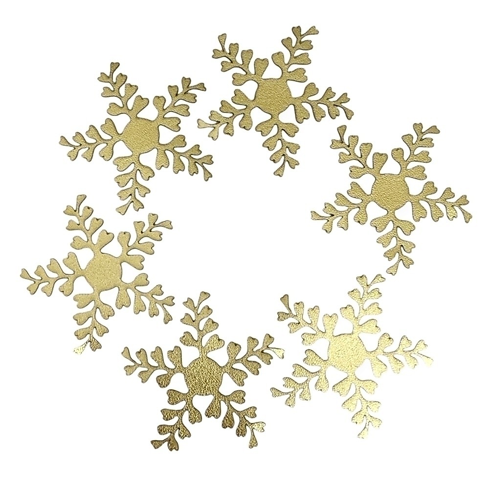 Aplique Ramo Flor de Lonita Dourado Kit 6 12 24 36 Unidades