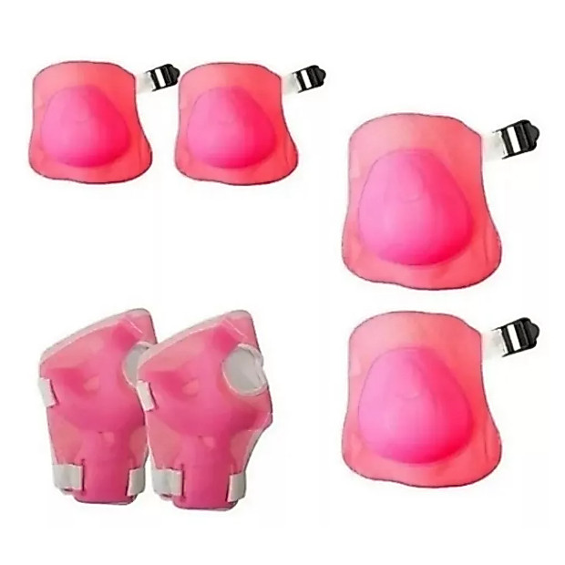 Capacete Infantil + Kit Proteção para Crianças de 3 a 10 Anos Bike Skate Patins Hoverboard Patinete Bicicleta Manobras — imagem 2 de 2