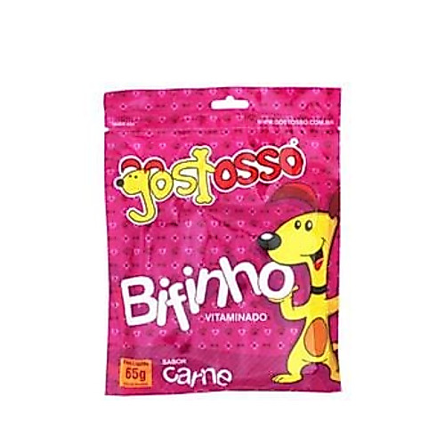 Gostosso Bifinho 65g Sabor Carne kit com 10 Unidades — imagem 2 de 2