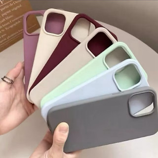 Capinha Capa  iPhone 16Plus 14Plus 15Plus Colorida Silicone Aveludada Para   Premium