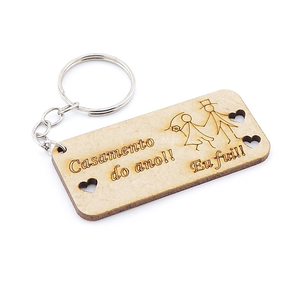 Kit Chaveiros Lembrancinhas Brinde Personalizado Casamento Noivos Coração