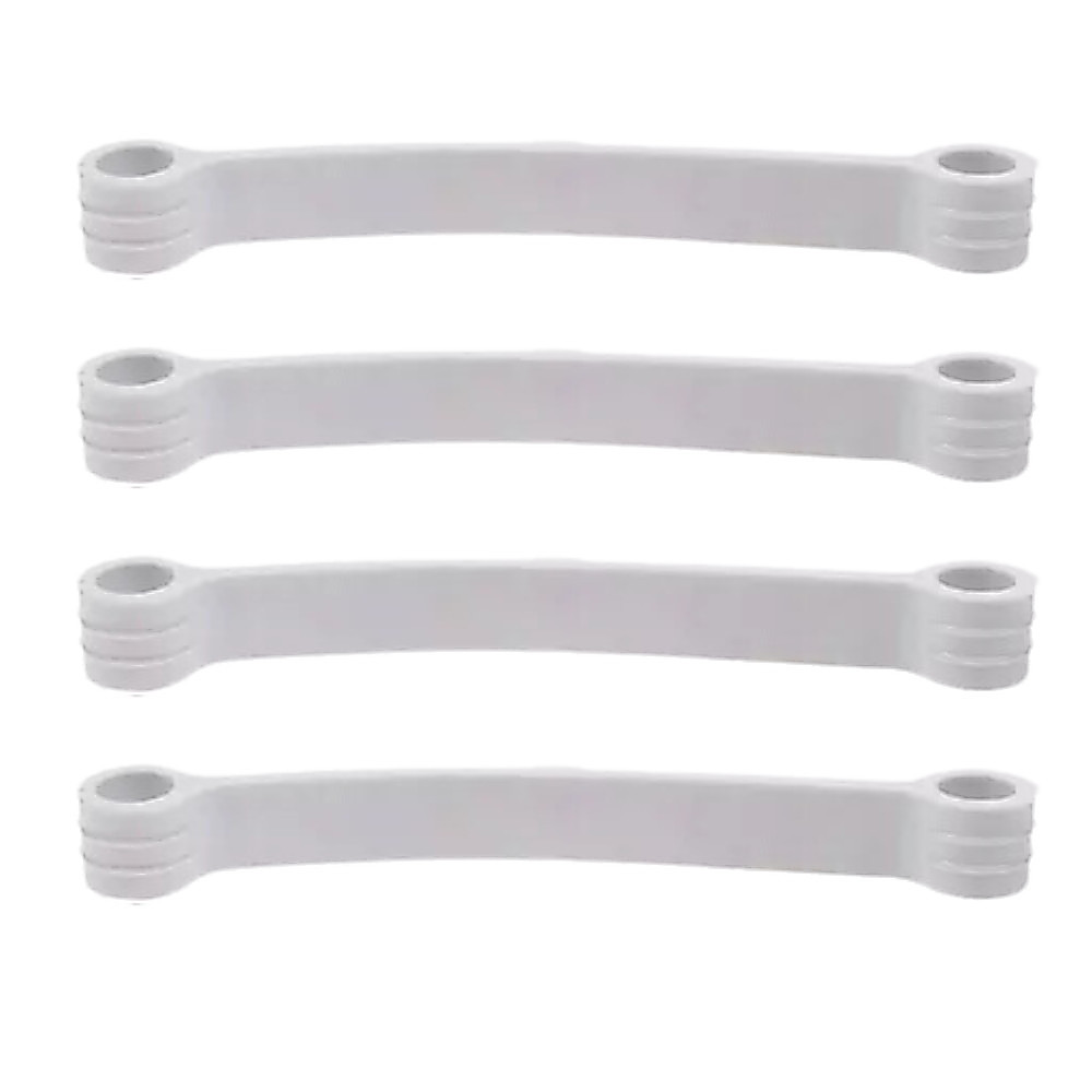 Kit 4 Tirantes Brastemp Consul brancos 7 a 12 Kg 11cm