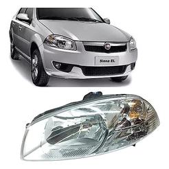 Farol Original Lado Esquerdo Genuino Fiat Siena Palio Strada