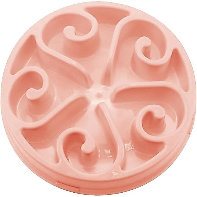 Original - Jambo Pet Comedouro Lento Ornare Interativo Para Cães Grande Rosa-claro
