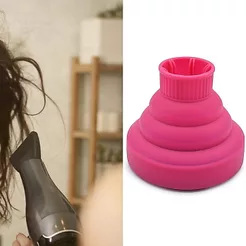 Difusor de Cachos com Boca Flexível - Silicone Retrátil para Ativação Natural