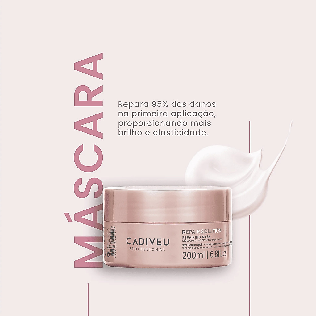 Cadiveu Repair Solution Máscara Condicionante - 200ml · foto 2