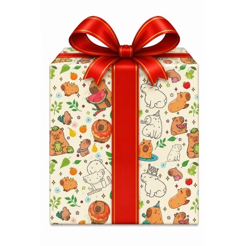 PAPEL PARA PRESENTE - 50X60 - RESMA ESTAMPADO INFANTIL E ADULTO - COM 40 FOLHAS ( ESCOLHA SUA ESTAMPA)