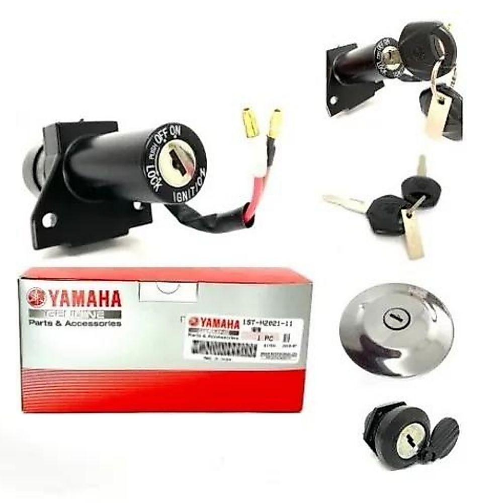 CONJUNTO TRAVA IGNIÇÃO ORIGINAL FAZER 150 2016 2017 2018