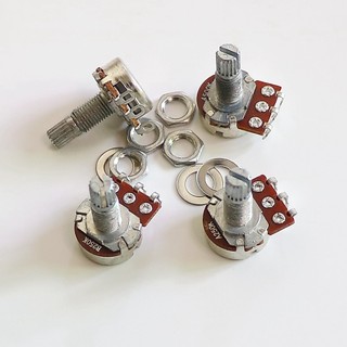 Potenciômetro de guitarra Mini Strat 250K, botão de Volume de tom 500K Tele e LP eletrônico 15 e 18 alça