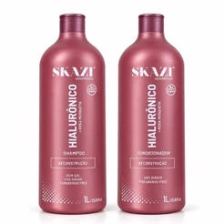 Kit Skazi Vegano Reconstrução Hialuronico 01Litro