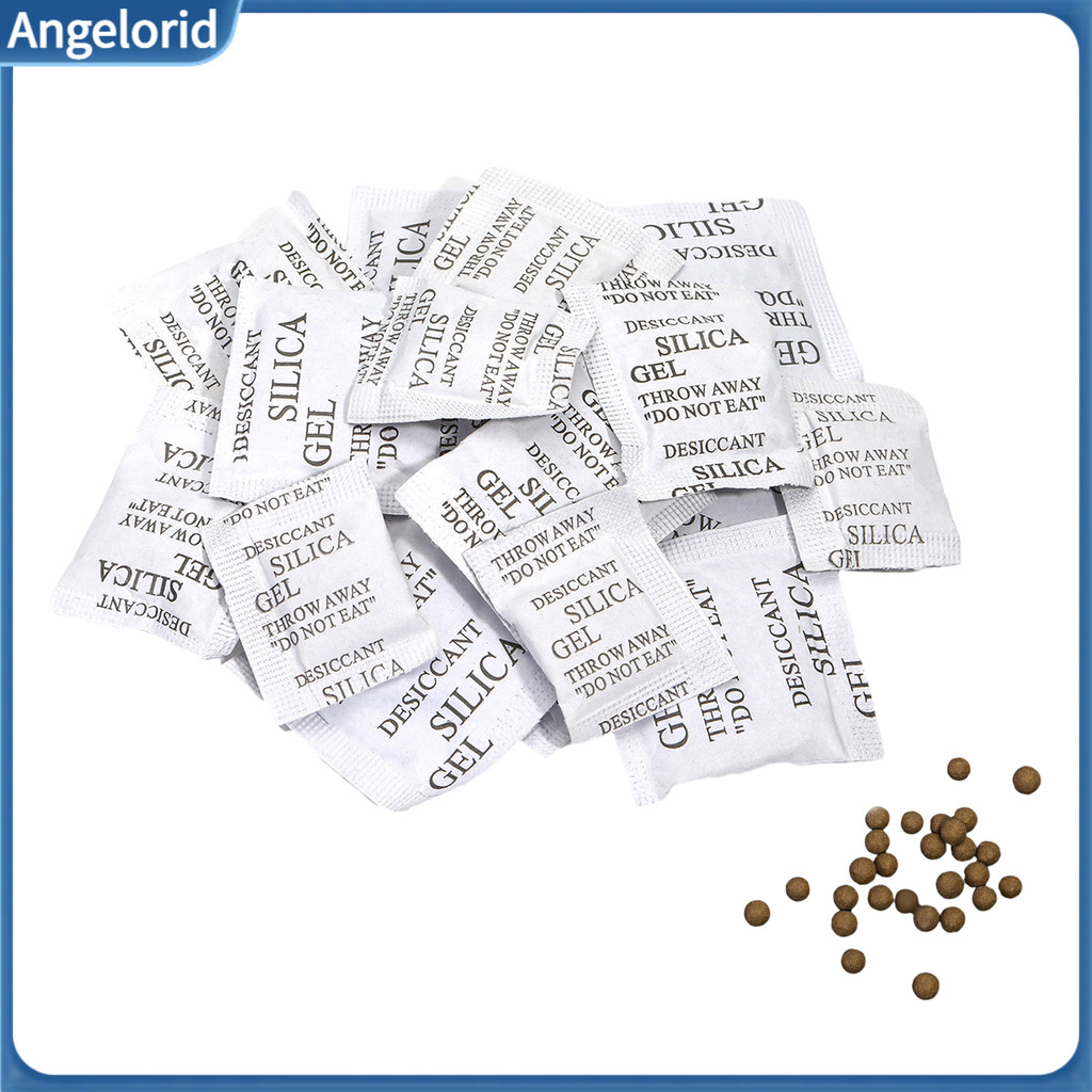 Pacotes De Controle De Umidade 50 Peças Dessecante De Gel De Sílica 1/2/3/5g Absorventes Para Câmeras De Joias Eletrônicas Roupas Bo