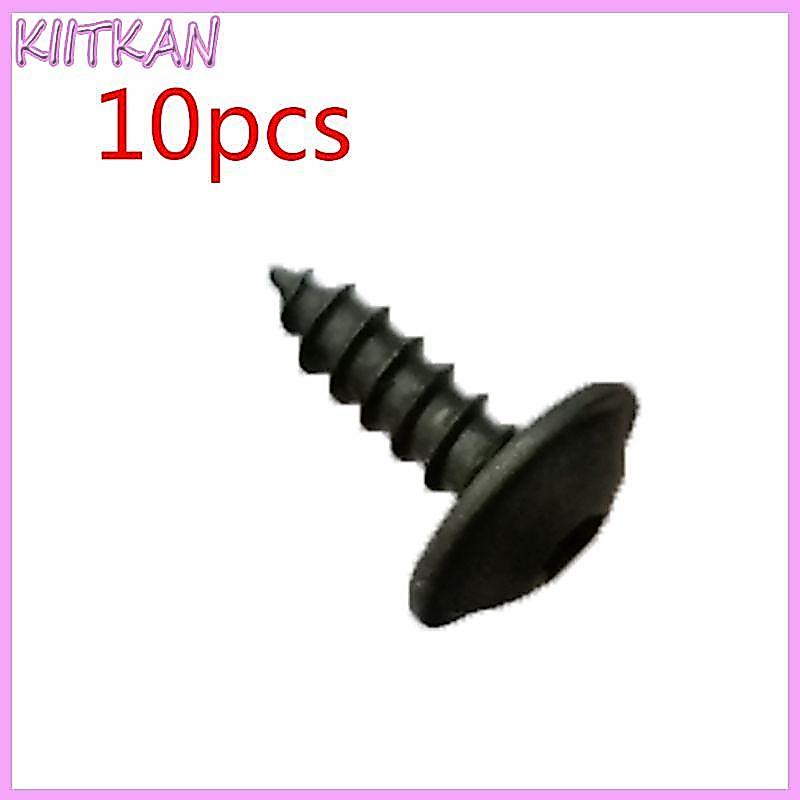 KIITK 10 Unidades Parafusos Auto-Roscantes Para Carro Parafuso Fixação Pára-Choque N90974701