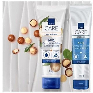 Creme maos luvas de silicone Avon